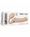 Lovely planet vibrating strapless strap on - Large product box showing strap on and remote 