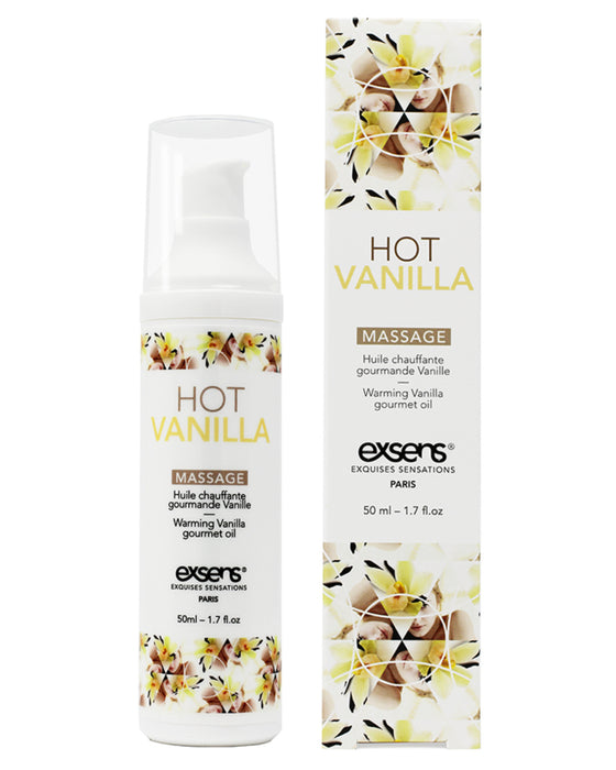 Exsens Hot Vanilla Flavored Warming Massage Oil 50ml