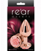 Rear Assets Pink  Rose Anal Plug - Small in the box