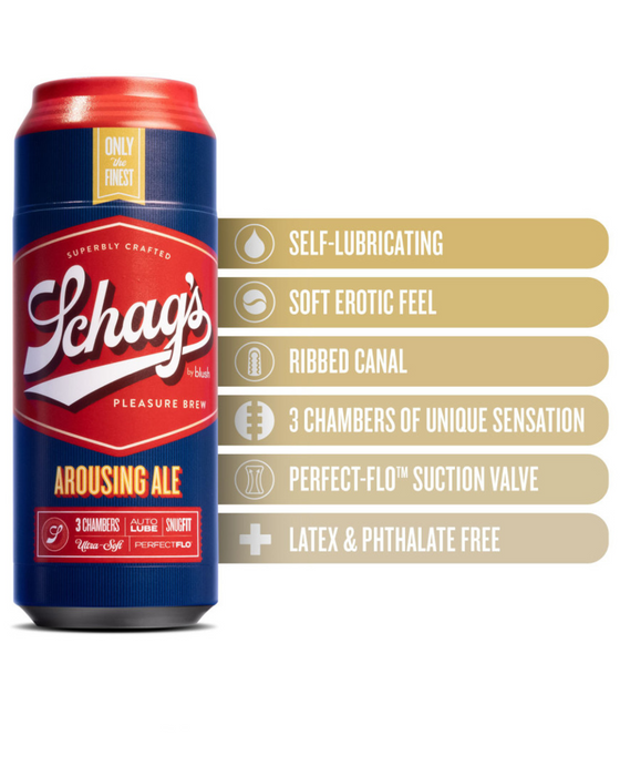 Schag's Arousing Ale Self-Lubricating Penis Stroker