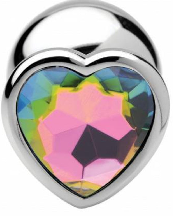 Booty Sparks Rainbow Prism Gem Anal Plug close up of gems