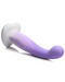 Simply Sweet 7 Inch Slim G-Spot Dildo with Heart Base showing tip 