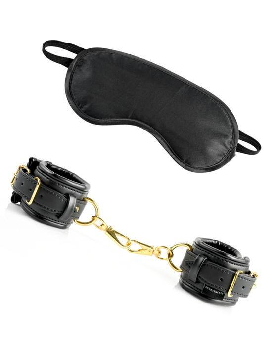 Sportsheets Cuffs and Blindfold Set - Special Edition