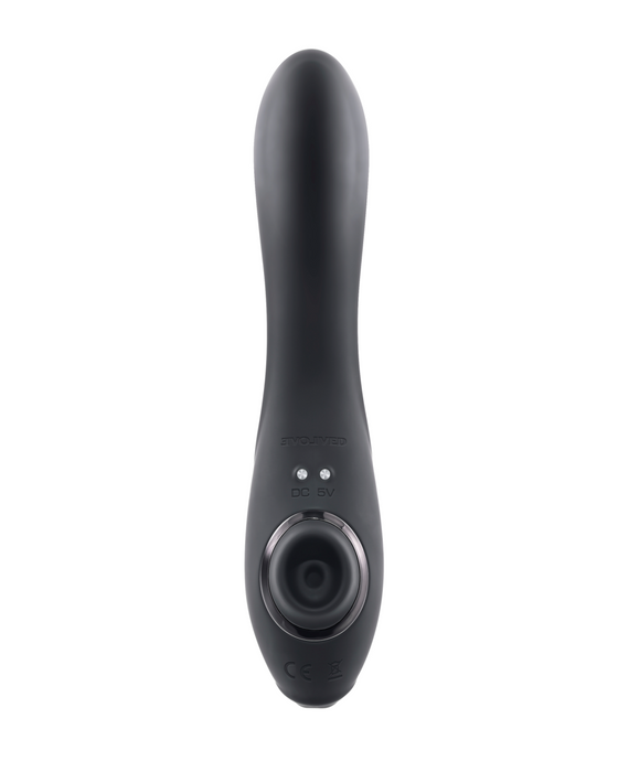 Rabbit Hole Double Ended G-Spot and Clitoral Suction Rabbit Vibrator