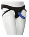 Gender Fluid Johnnie Strap On Harness with dildo on mannequin 
