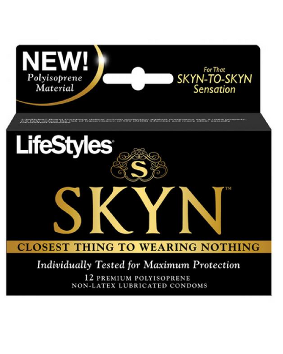 Lifestyles Skyn Latex Free Lubricated Condoms 12 Pack