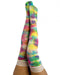 Kix'ies Gilly Rainbow Tie-dye Thigh Highs (sizes A-D)