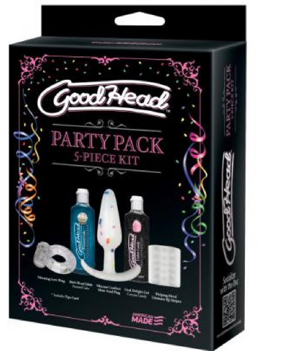 Goodhead 5Piece Party Pack by Doc Johnson  product box on white background 