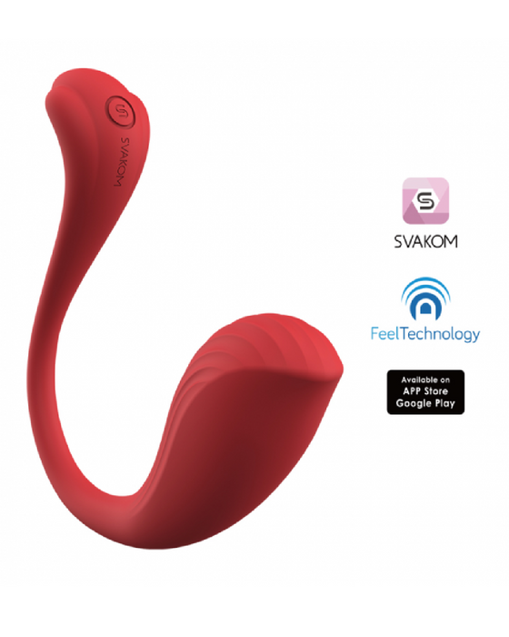 Phoenix Neo Interactive App Controlled Wearable Vibrator on white background