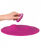 VibePad Ride On Hands-Free Humping Vibrator shown with a hand holding the remote