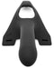 Perfect Fit Zoro 6.5 Inch Strap-on Harness & Dildo - Black view of the underside of the dildo