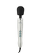 Doxy Die Cast Extra Powerful Massage Wand Vibrator - Silver product on white background 
