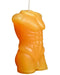 Lacire Torso Form 4 Drip Candles side view showing chest penis and thighs 
