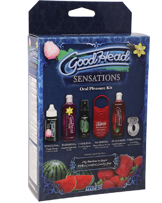 Goodhead Sensations 6 Piece Kit by Doc Johnson  Product Box 
