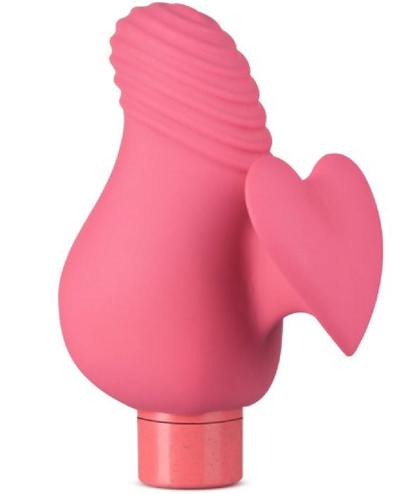 Gaia Eco Love Powerful Bullet with Texture Sleeve & Finger Grip - Pink