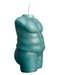 Lacire Torso Form 2 Drip Candles  sideview showing chest stomach and penis 