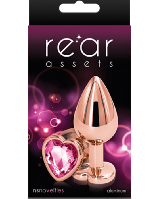 Rear Assets Rose Gold Heart Medium - Pink  box 