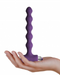 Petite Sensations Pearls String Vibrating Anal Beads - Purple held in a hand