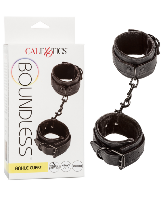 Boundless Ankle Cuffs by Calexotics product next to box 