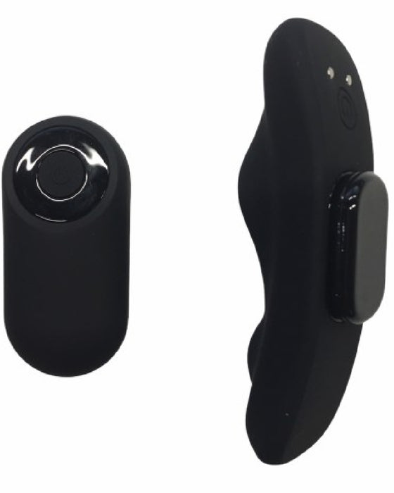 Temptasia Remote Control Waterproof Panty Vibe side view with remote 