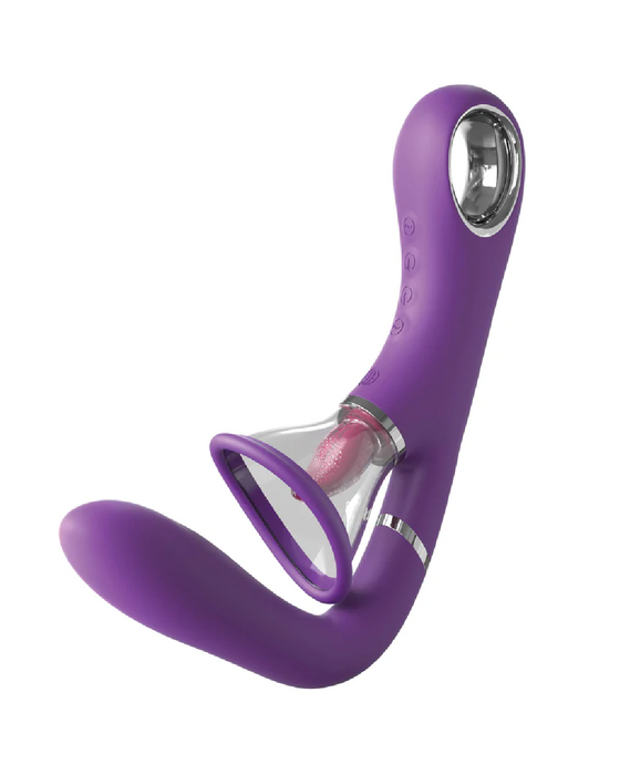 Her Ultimate Pleasure Pro Licking Sucking G-Spot Vibrator