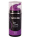 A bottle of Wicked Toy Love Lubricant Gel designed for use with intimate toys, highlighting its glycerin-free and water-based formula.