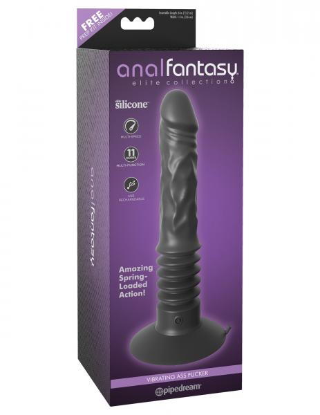 Anal Fantasy Elite Vibrating Silicone Ass Fucker by Pipedream Products box
