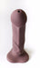 POP by Semenette Silicone Ejaculating Dildo - Cocoa view of the tip