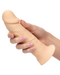 Performance Maxx Realistic Hollow Dildo Silicone Strap-on Penis Extension (Light) dildo only held in a hand