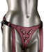 Her Royal Harness™ The Regal Queen Strap-on Harness - Red on mannequin