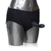 Packer Gear Black Briefs Packing Harness by CalExotics with black dildo