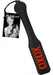 Sex And Mischief XOXO Paddle Black 12 Inches