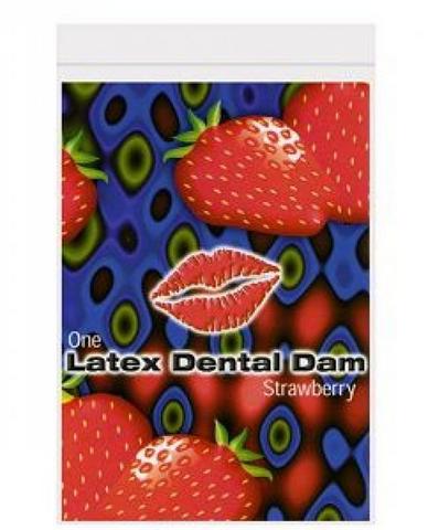 Trustex Latex Dental Dam - Strawberry