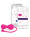 Lovelife Krush Smart App Controlled Kegel Exerciser with smart phone and showing app