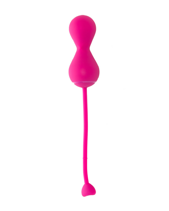 Lovelife Krush Smart App Controlled Kegel Exerciser showing the retrieval cord stretched out