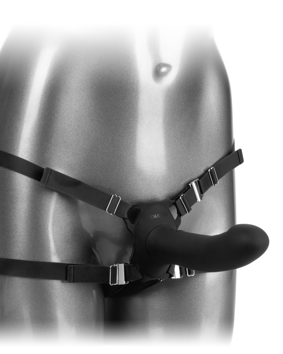 Me2™ Remote Rumbler Vibrating Strap-on Pegging & G-Spot Set on mannequin