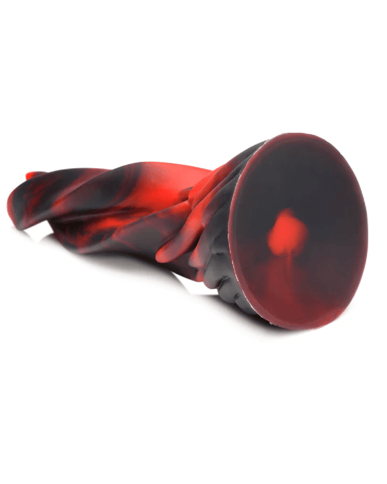 XR Brands Dildo Hell Kiss Twisted Tongues Silicone Fantasy Dildo