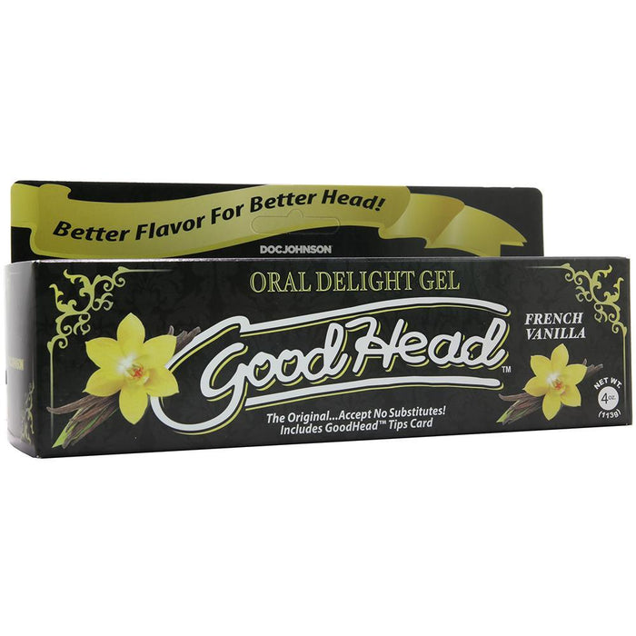 Good Head Oral Delight Gel - French Vanilla 4 oz