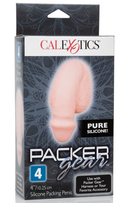 Packer Gear Silicone Packing Penis 4 Inch - Ivory by CalExotics box
