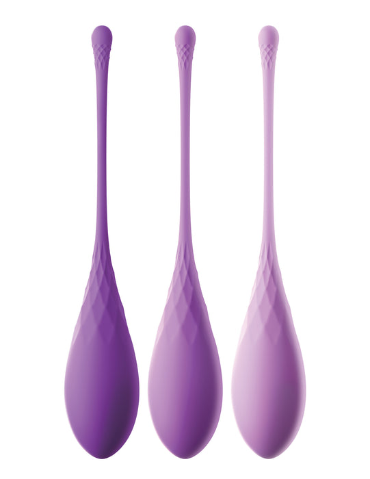 Fantasy For Her 3 Piece Silicone Kegel Trainer Set by Pipedream