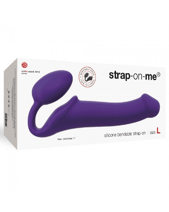Strap On Me Strap Ons Strap-on-Me Large Wearable Strapless Strap-On Dildo - Purple