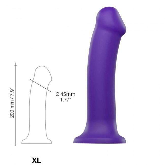 Strap On Me Dildo Strap-On-Me Semi-Realistic XL Silicone Dildo - Purple