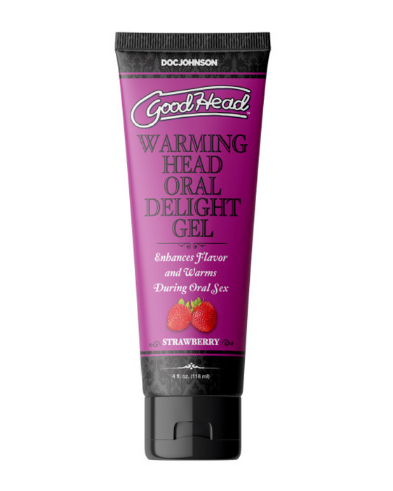 GoodHead Warming Oral Delight Gel - Strawberry 4 oz