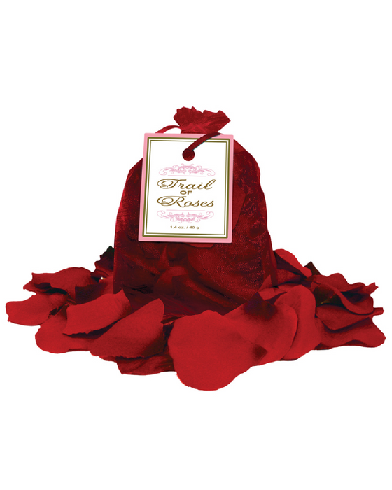 Melting Rose Scented Petals - For Bath or Romance, or Both - 1.4 oz Bag